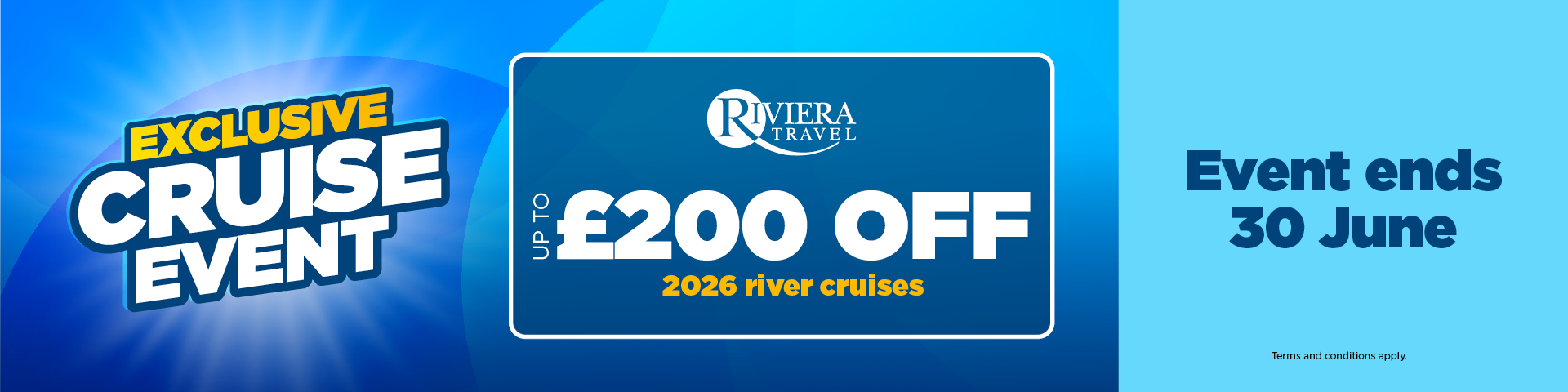 Riviera Travel Exclusive Cruise Event T&C's